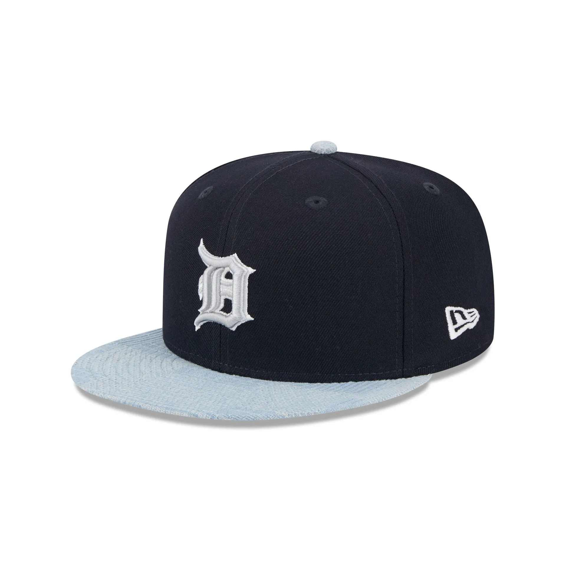 Detroit Tigers Patch Denim 59FIFTY Fitted Hat