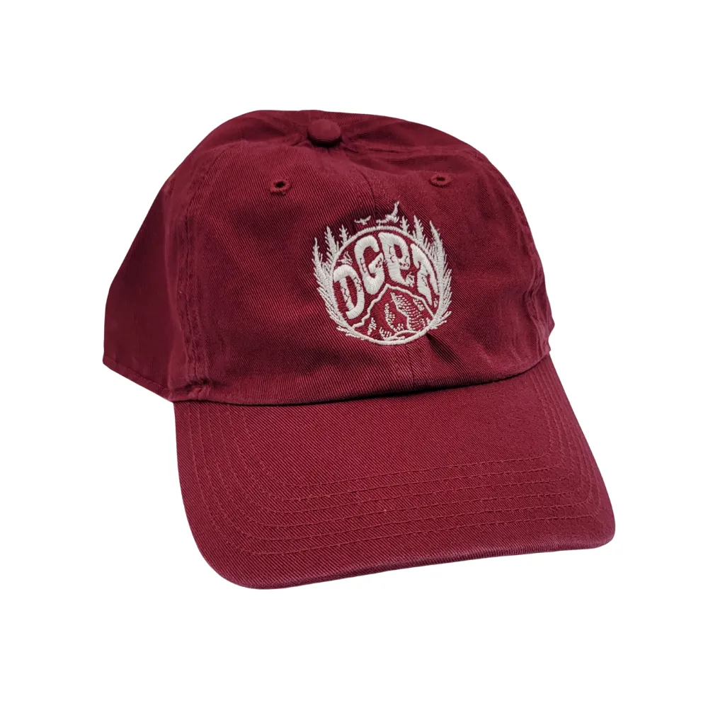 DGPT Nationally Parked Dad Hat - Cardinal