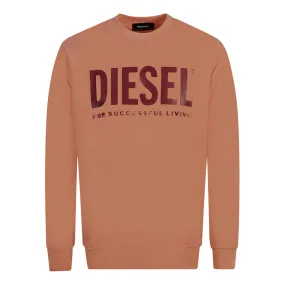 Diesel S Division Logo Pink Sweater