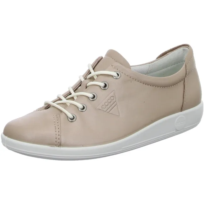 Ecco comfortable lace-up shoes for women gold