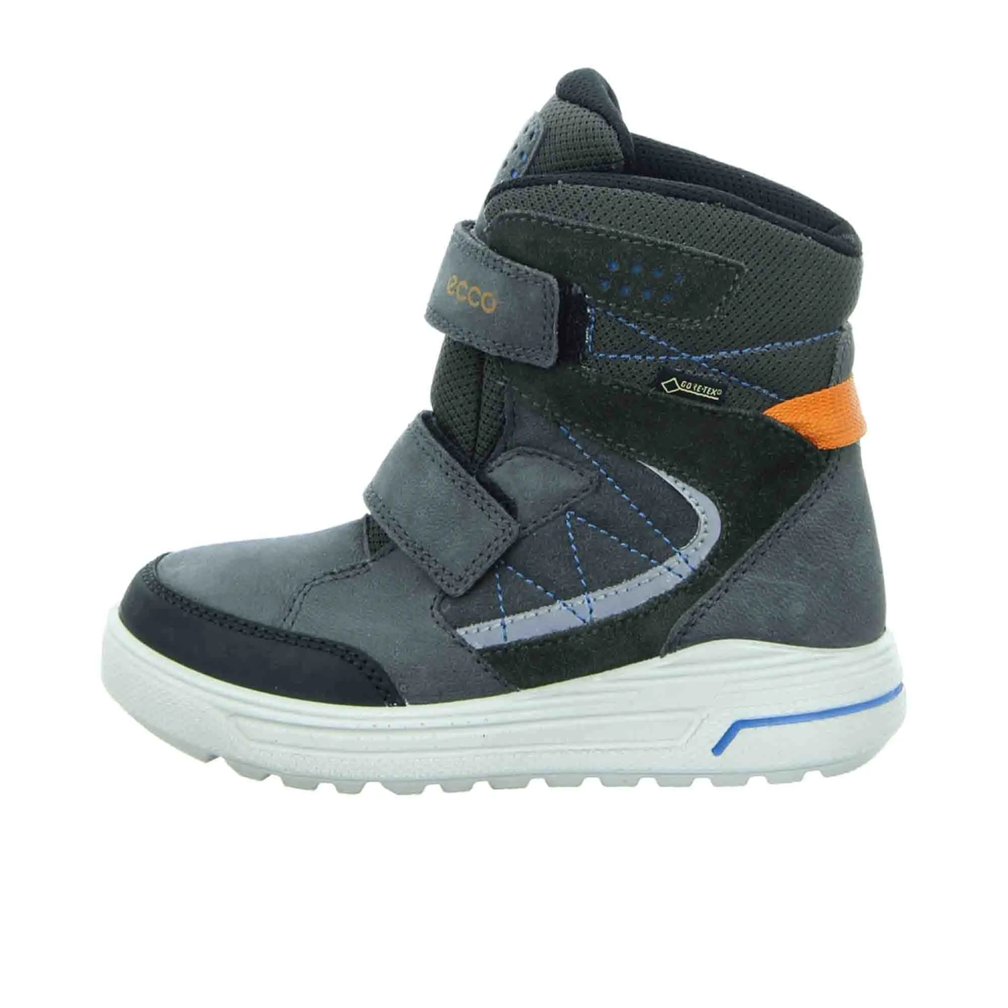 Ecco Urban Snowboarder Kids Winter Boots - Stylish Gray Waterproof Shoes