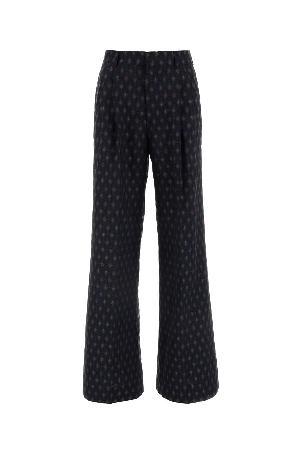 Etro Embroidered Wool Blend Pant