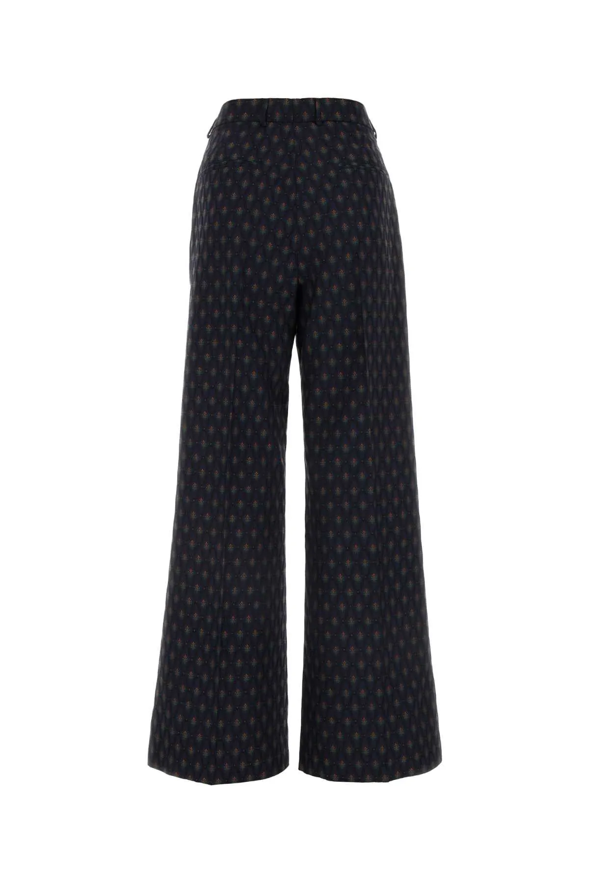 Etro Embroidered Wool Blend Pant