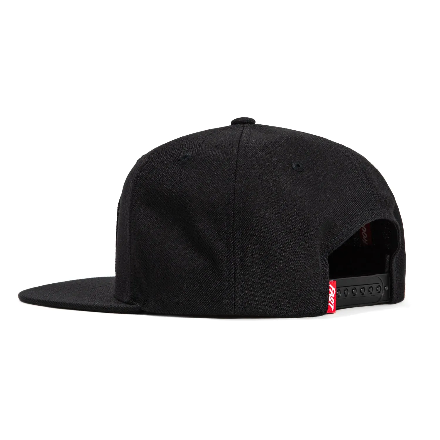 Fasthouse Mixin Gas Snapback Hat - Black