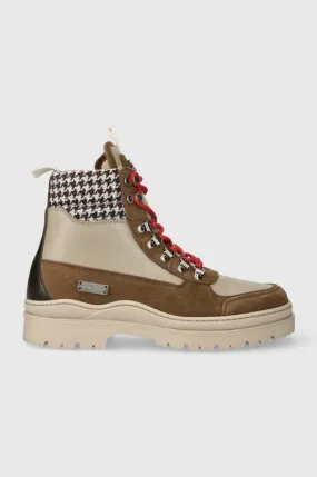 Filling Pieces leather shoes Mountain Boot Quartz men's brown color 63333361933