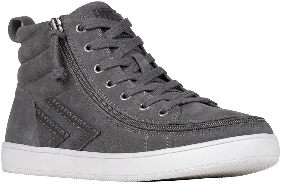 FINAL SALE - Men's Charcoal Suede BILLY Ten9 CS Sneaker High Tops