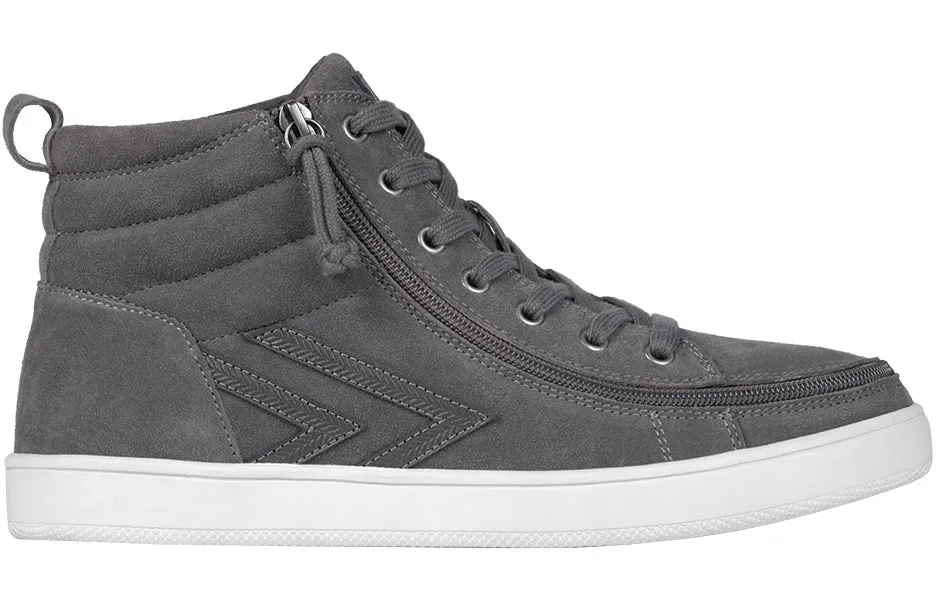 FINAL SALE - Men's Charcoal Suede BILLY Ten9 CS Sneaker High Tops