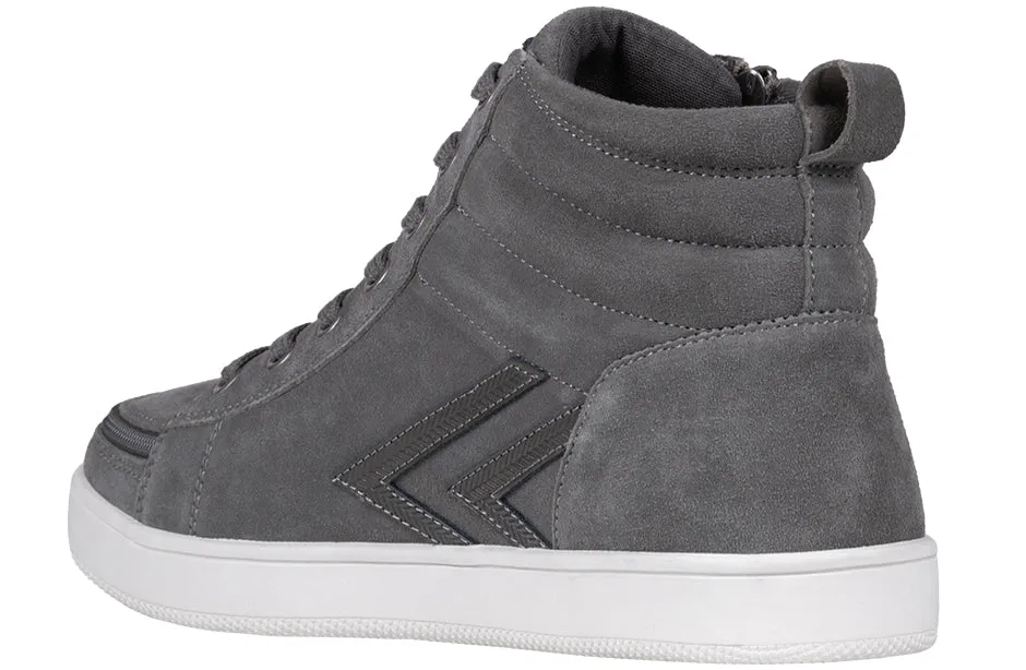 FINAL SALE - Men's Charcoal Suede BILLY Ten9 CS Sneaker High Tops