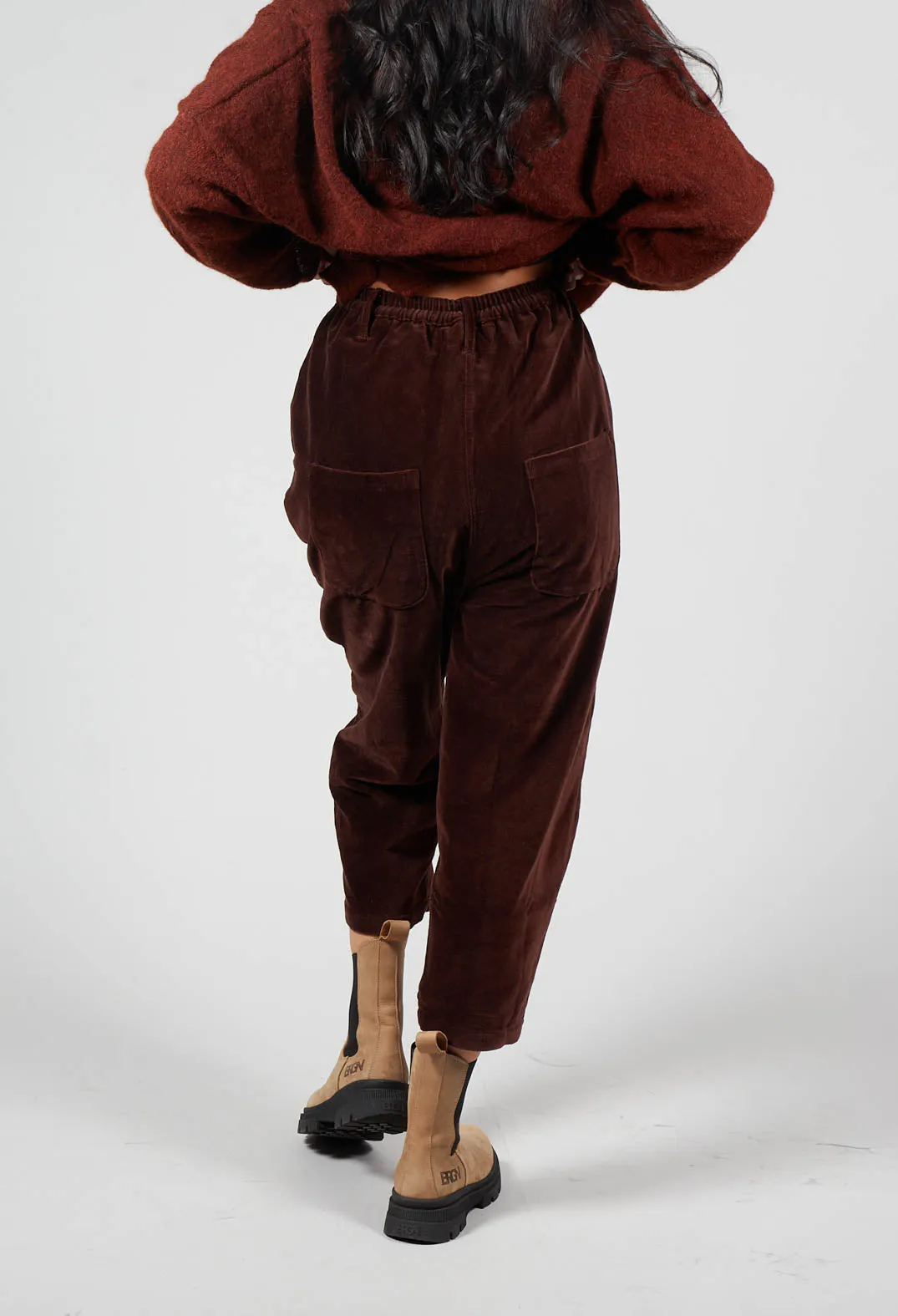 Gaston Trouser in Aubergine