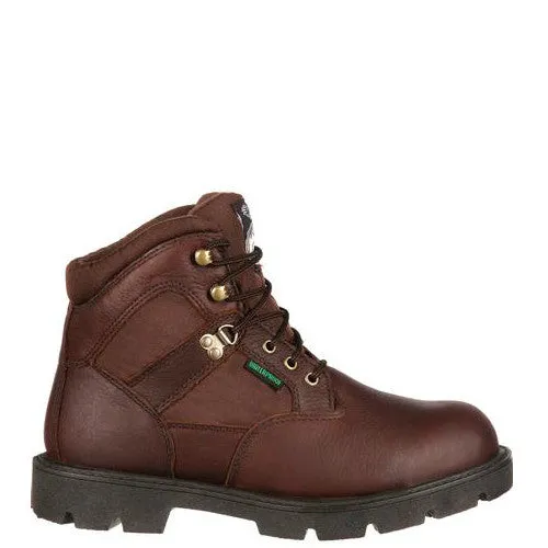 Georgia Men's 6 Homeland Waterproof Work Boot - Brown G106