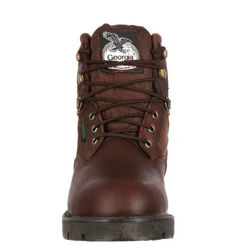 Georgia Men's 6 Homeland Waterproof Work Boot - Brown G106