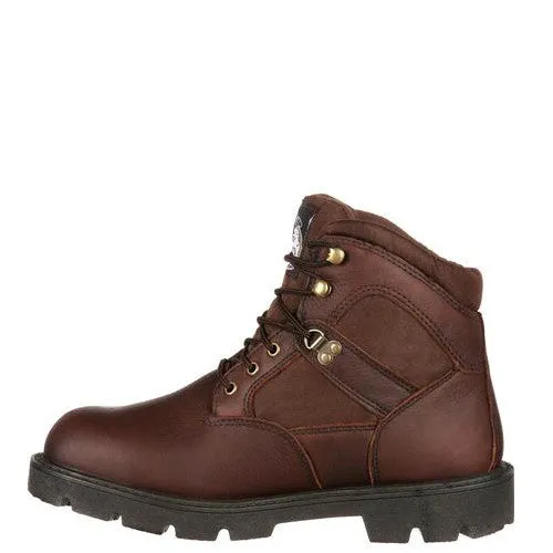 Georgia Men's 6 Homeland Waterproof Work Boot - Brown G106