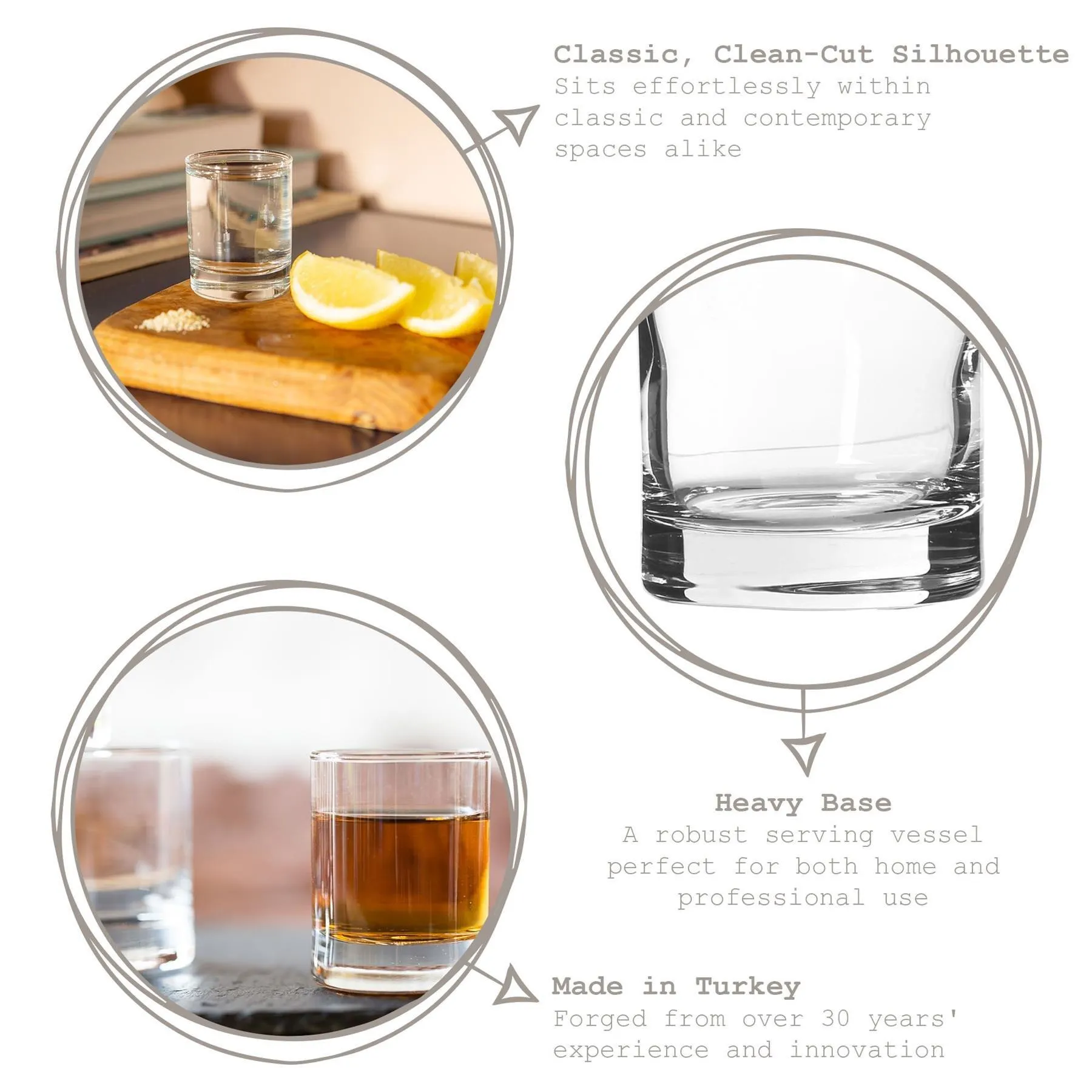 Glassware | Shot Glasses - 65ml - Pack of 24 | Rink Drink