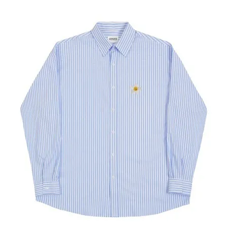 GRAVER  |[GRAVER]★FLOWER DOT EMBROIDERY STRIPED SHIRT