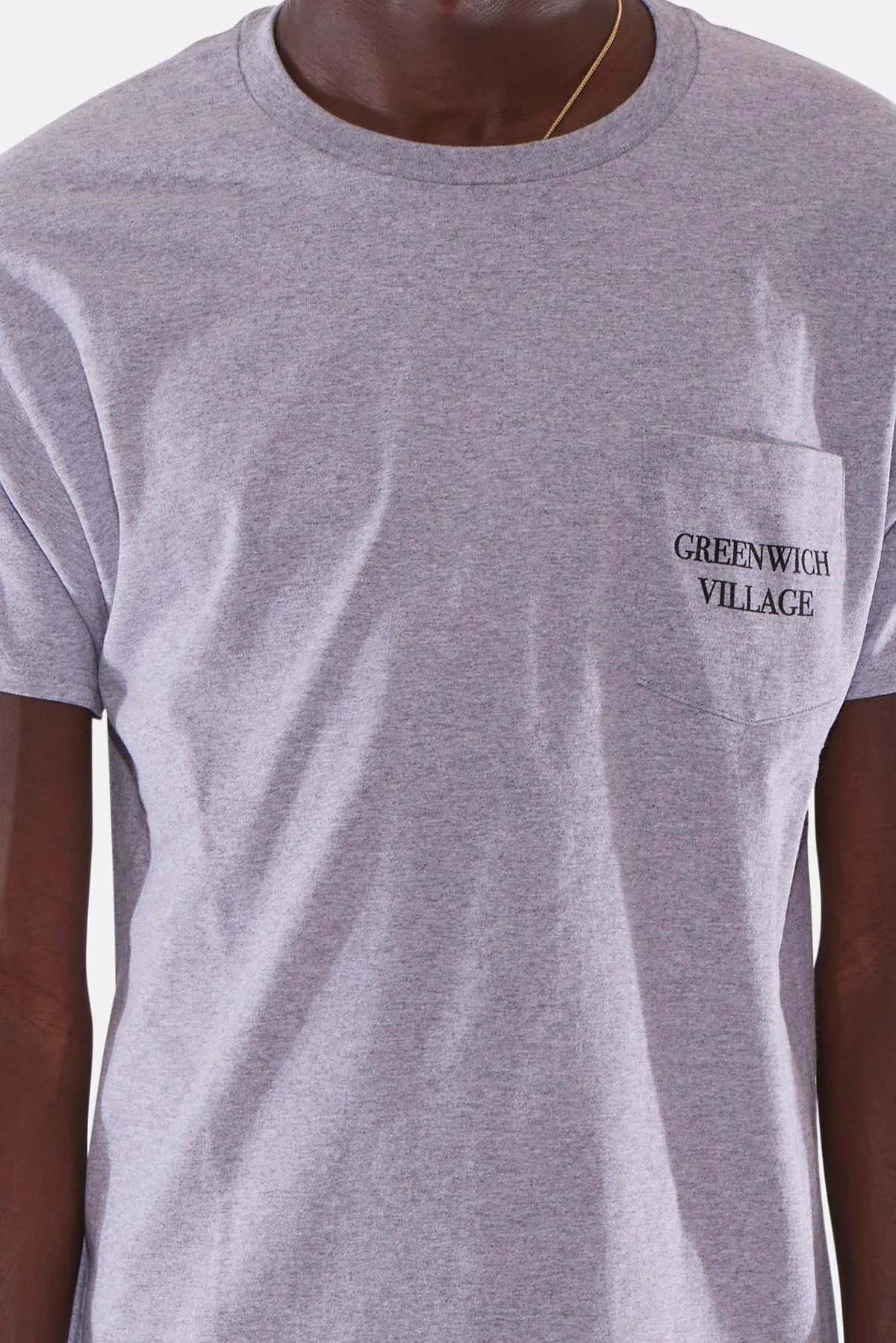 Greenwich Village Pocket Tee - Grey