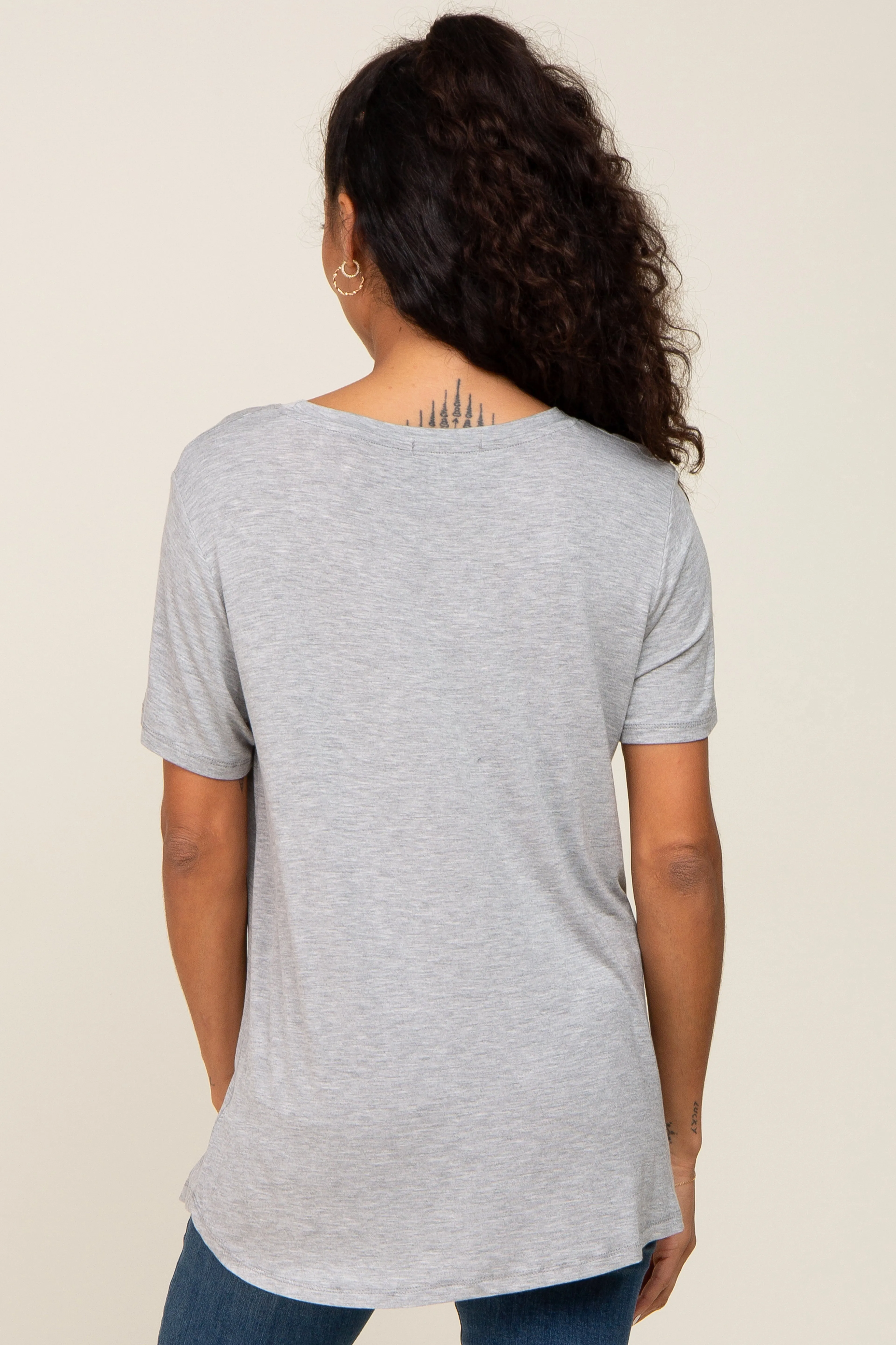 Grey Basic Tee