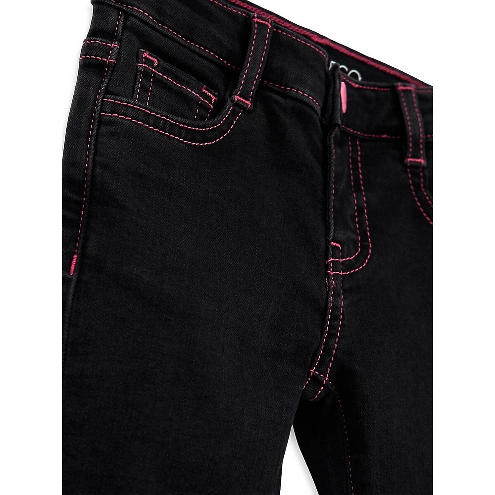 GUESS Little Girl's Eco Flare Jeans