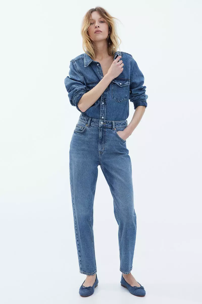 H&M Slim Mom High Ankle Jeans