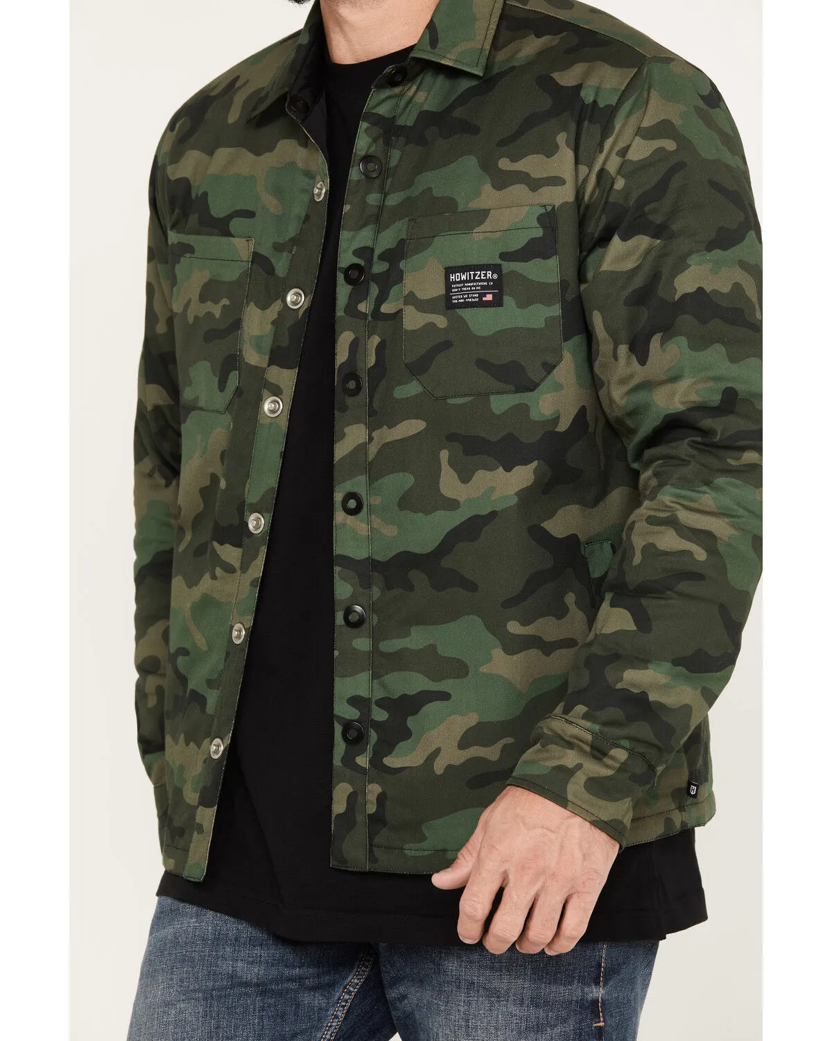 Howitzer Men's Camo Defeated Reversible Jacket