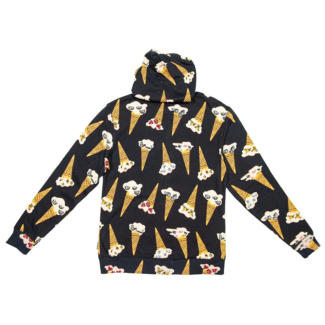 Ice Cream Men Shane Zip Hoody (black)