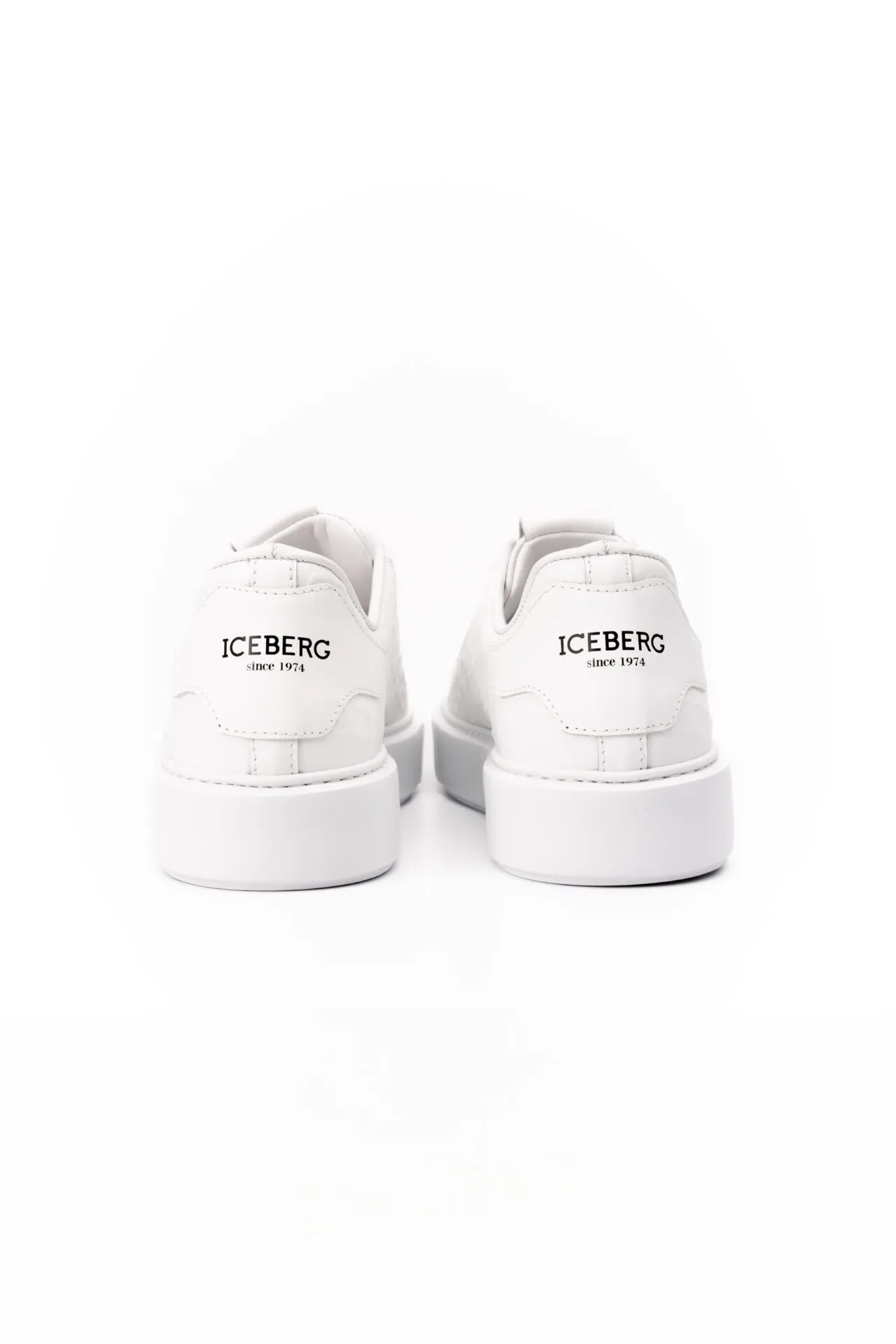 Iceberg Men’s Comb All Over White Sneaker IU168402