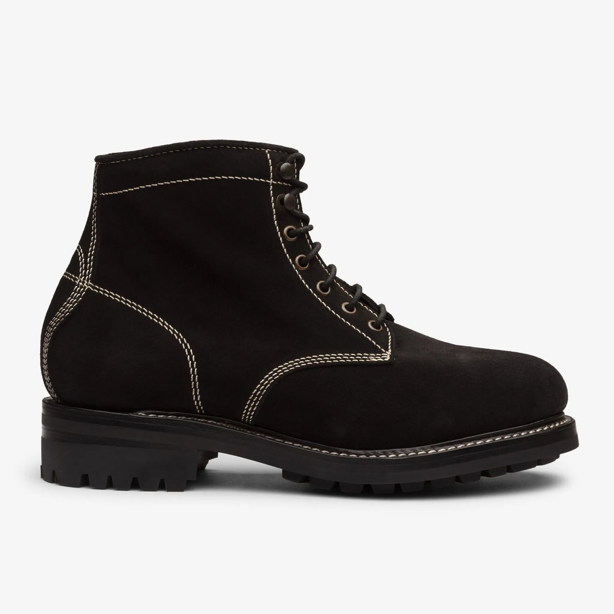 Iron boot - Black Suede - Nara