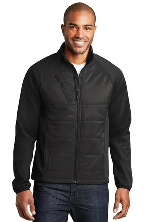 J787 Port Authority® Hybrid Soft Shell Jacket.