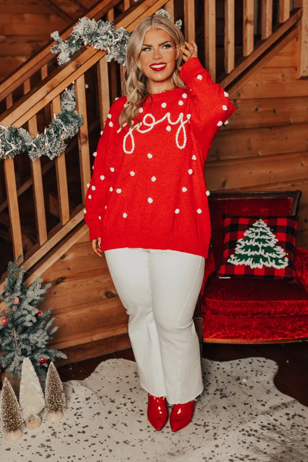 Joy Pom Pom Sweater Curves