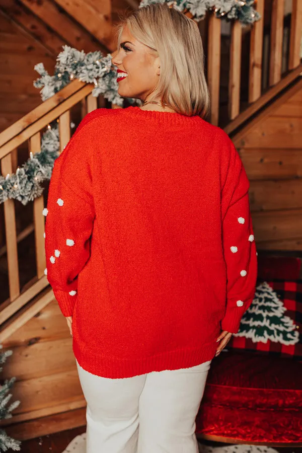 Joy Pom Pom Sweater Curves