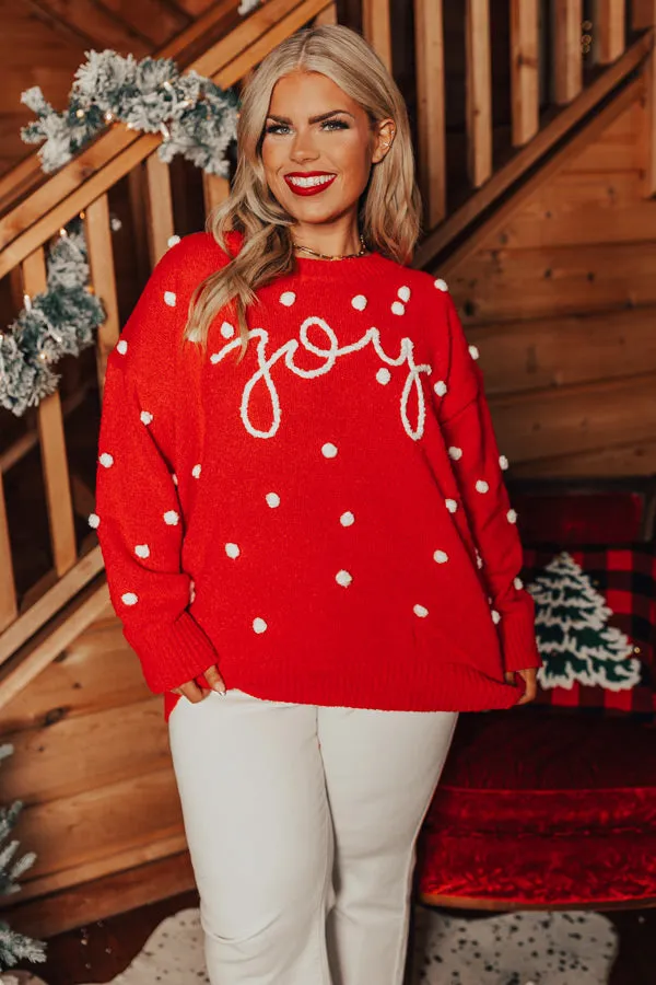 Joy Pom Pom Sweater Curves