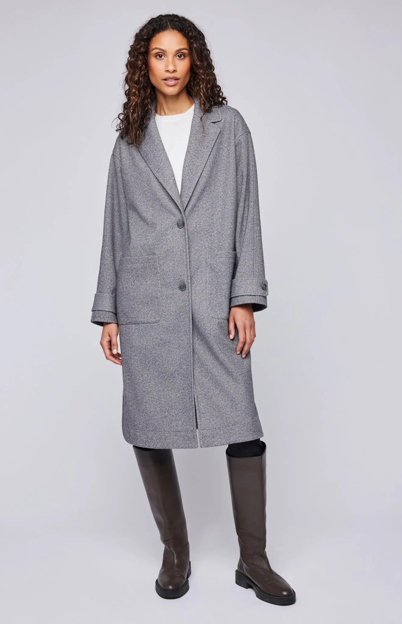 Jude Herringbone Coat