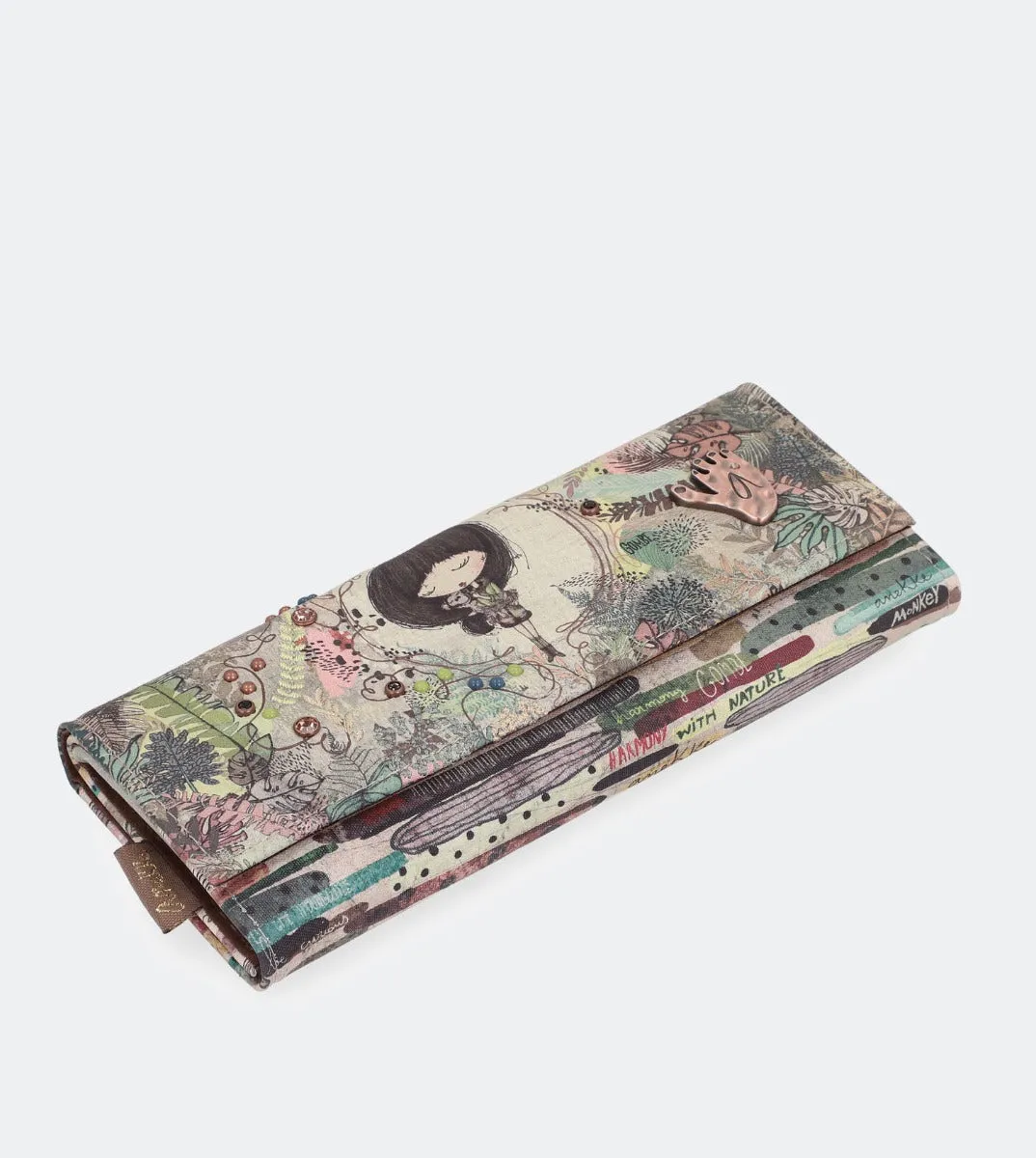 Jungle foldable glasses case