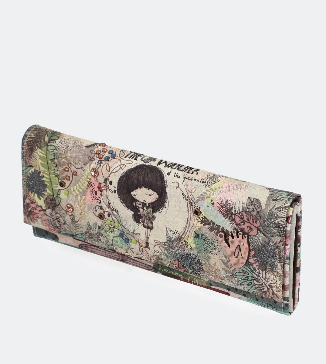 Jungle foldable glasses case