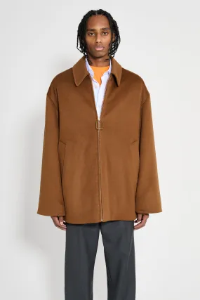 JW Anderson Wire Puller Short Coat Tobacco