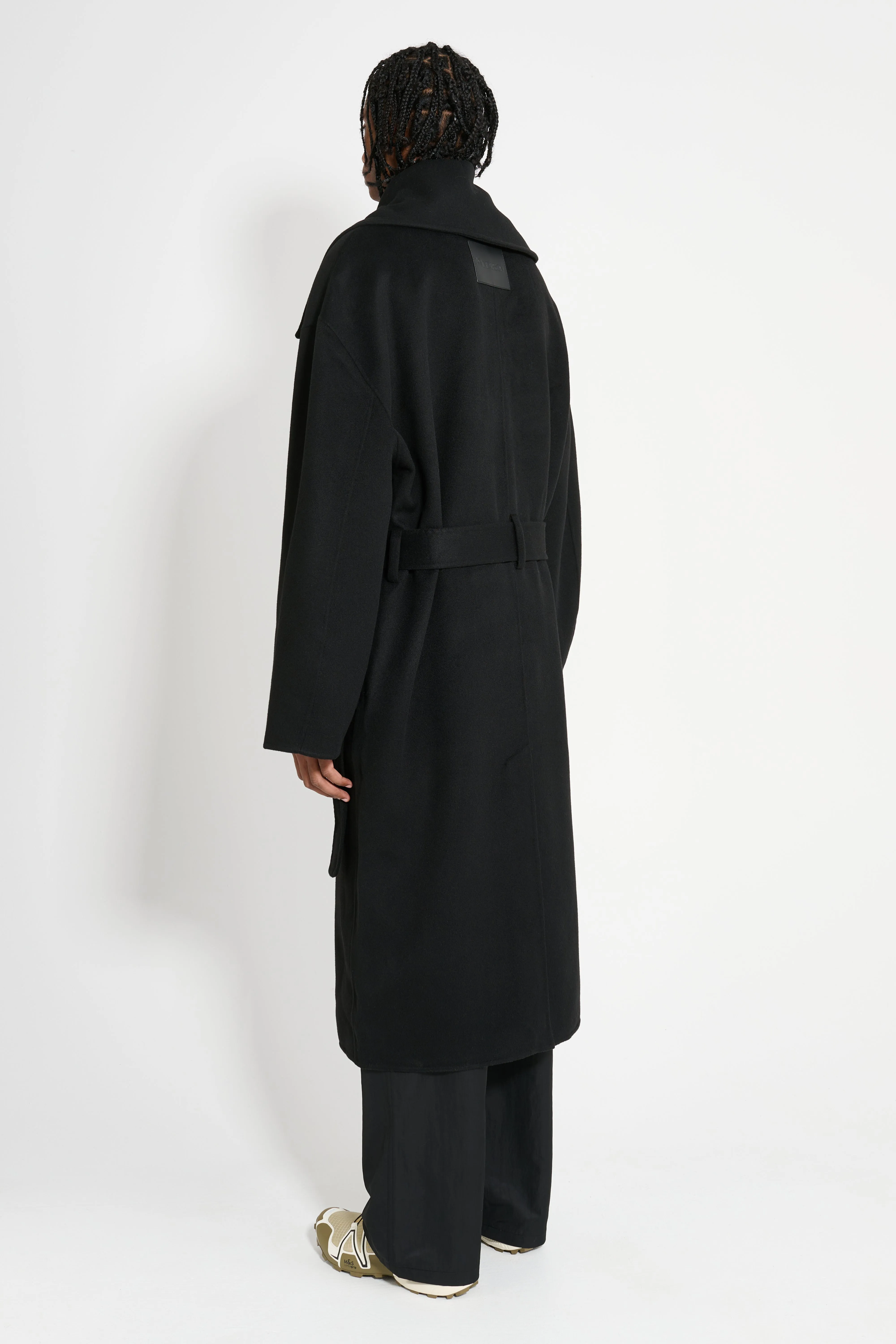 JW Anderson Wrap Coat Black