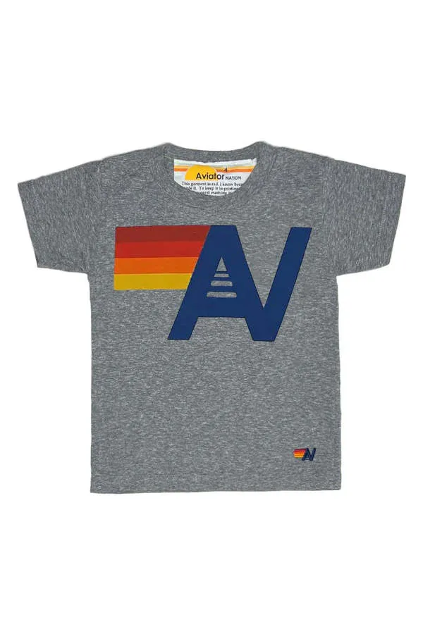 Kids Logo Tee - Heather Grey