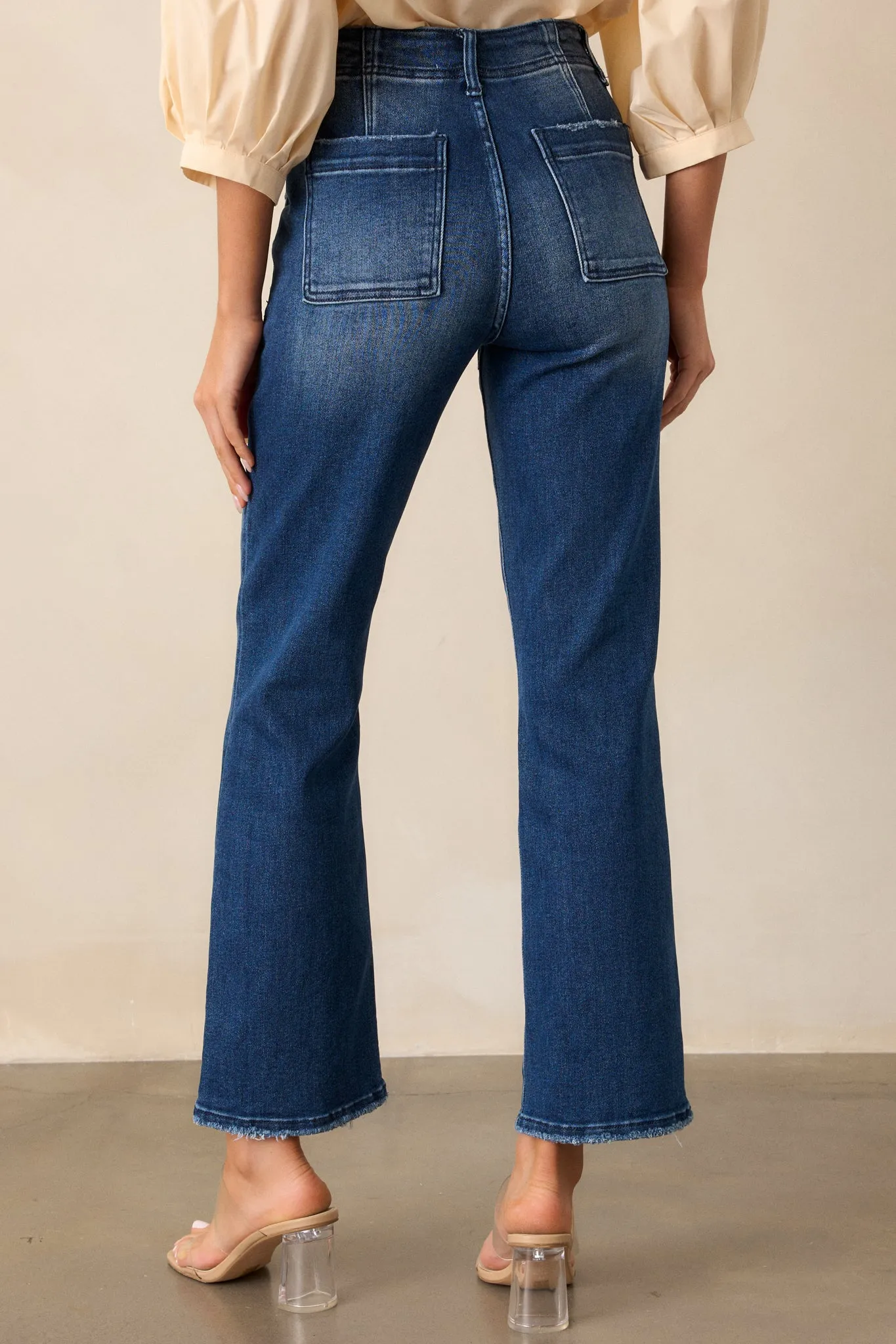 Killing Time Dark Wash Straight Leg Jeans