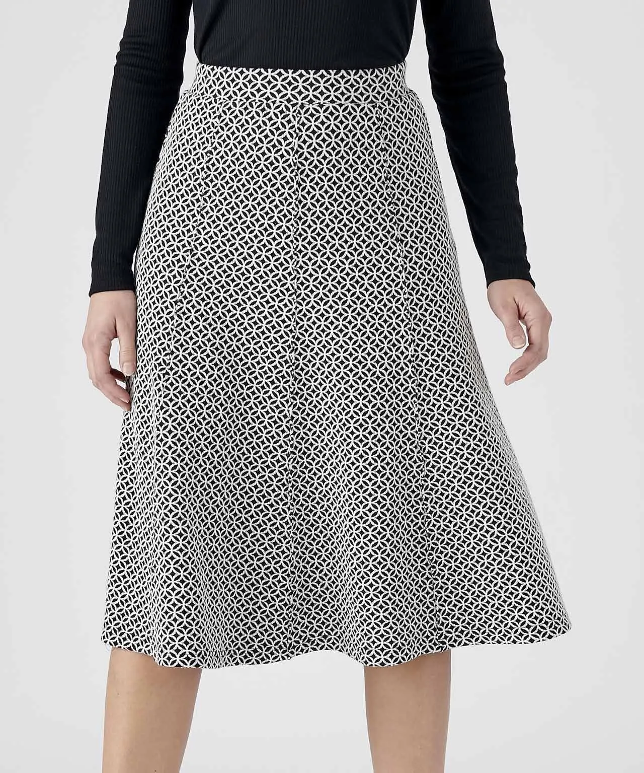 Knitted Jacquard Skirt