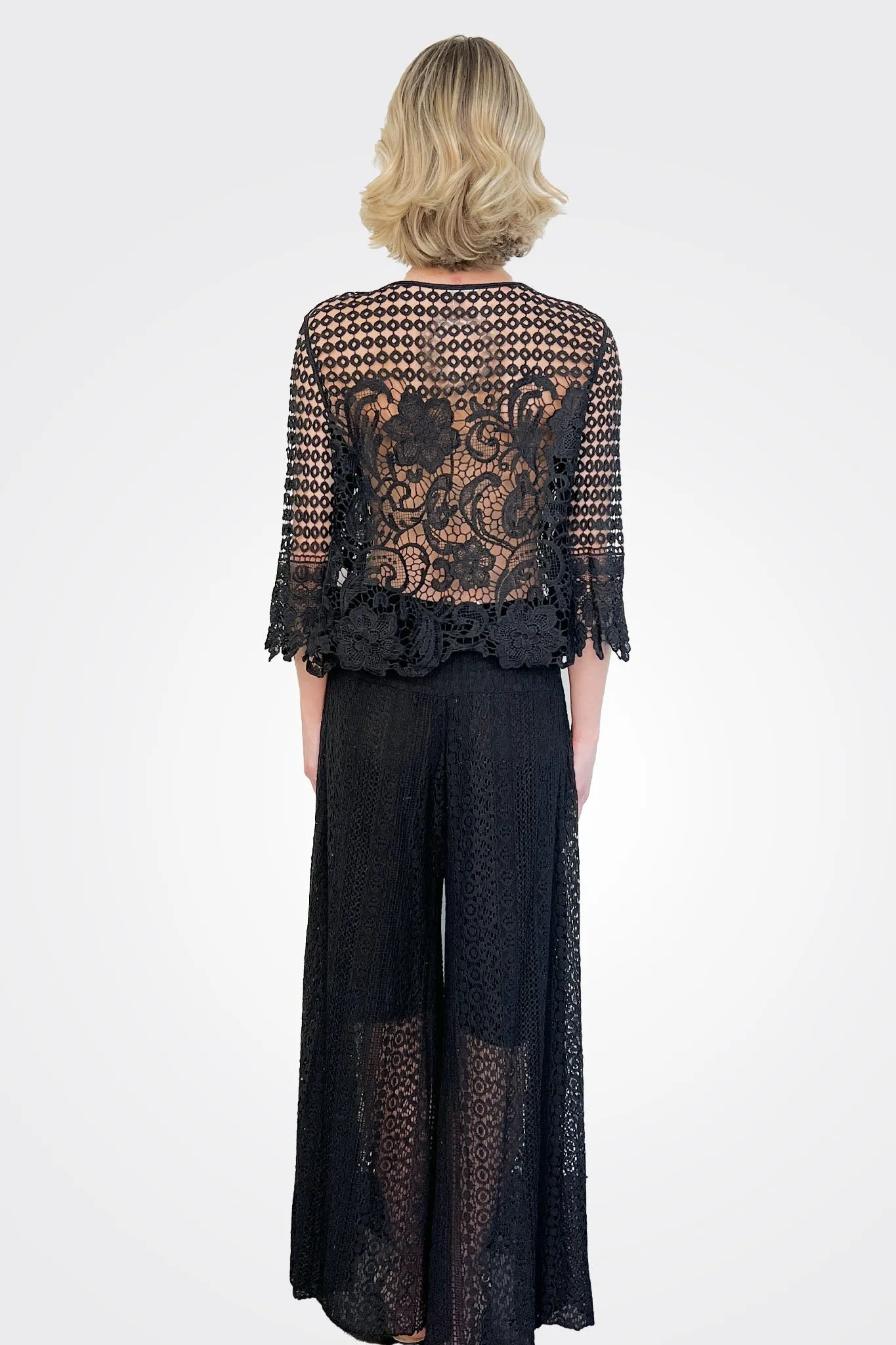 Lace Pant - Black