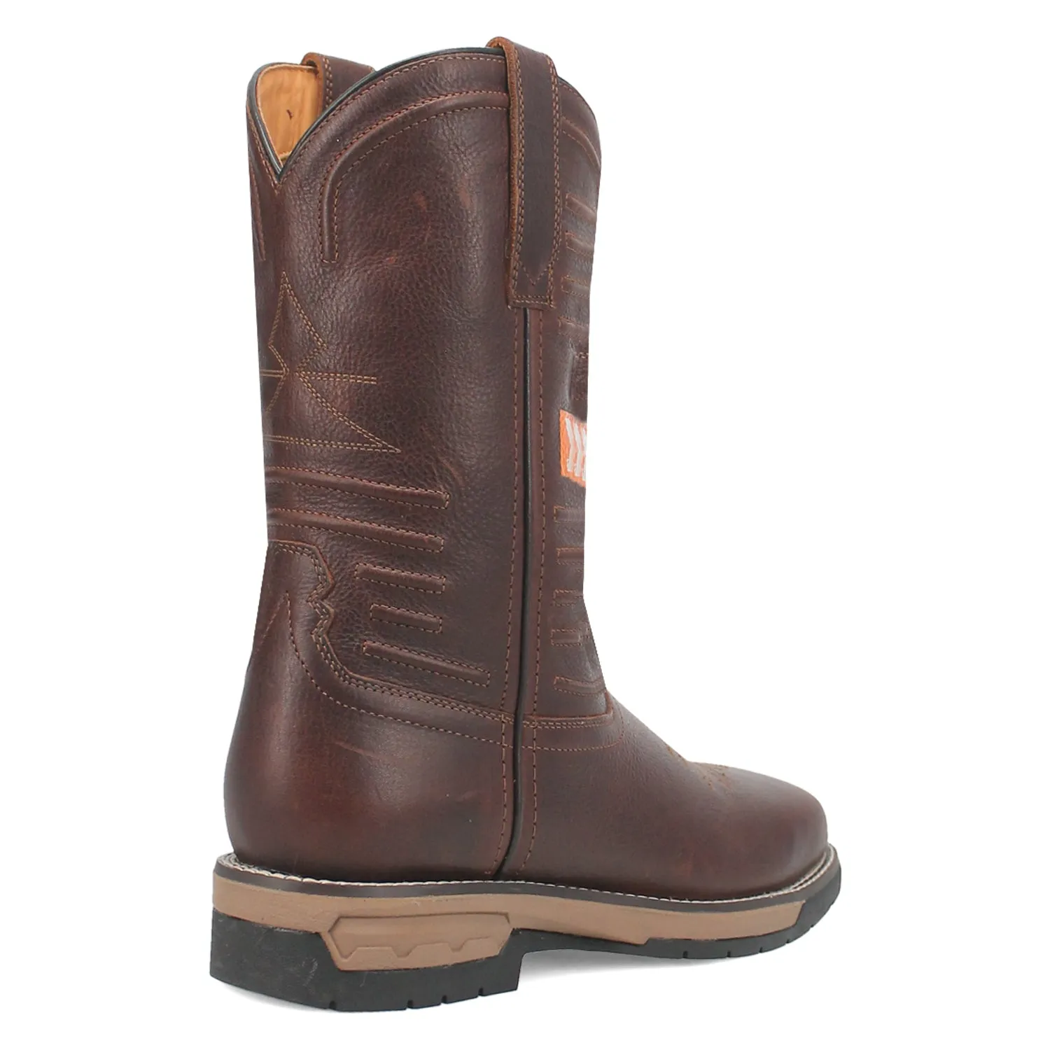 Laredo Mens Workhorse Brown Leather Work Boots