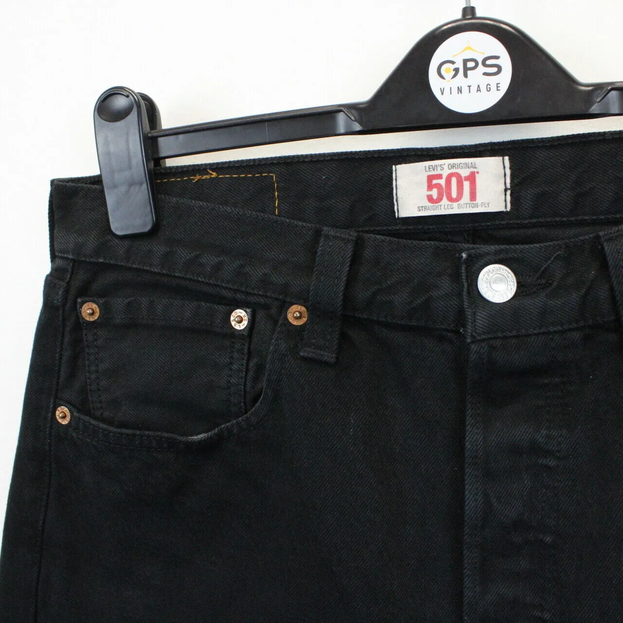 LEVIS 501 Jeans Black | W33 L34