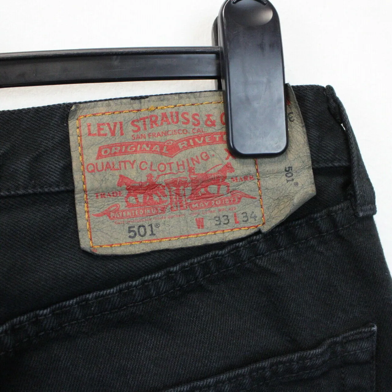 LEVIS 501 Jeans Black | W33 L34