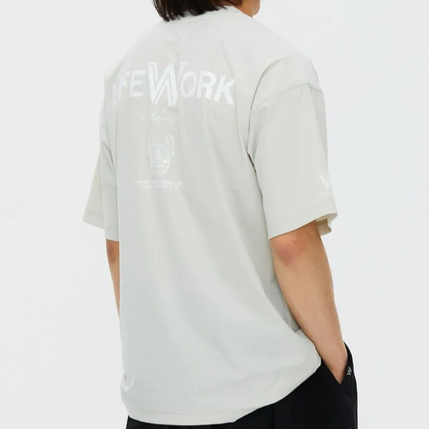 LifeWork Patch Logo Dri-fit Tee Sand