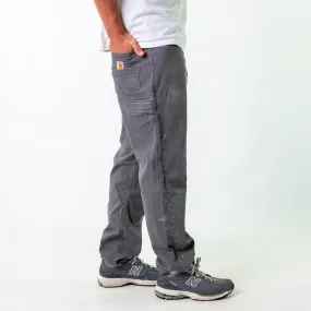 Light Grey y2ks Dickies Denim Carpenter Jeans Baggy Pants (36x32)