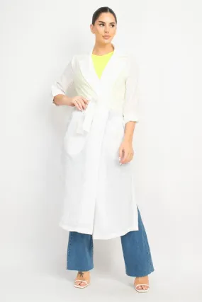 Linen Trench Coat