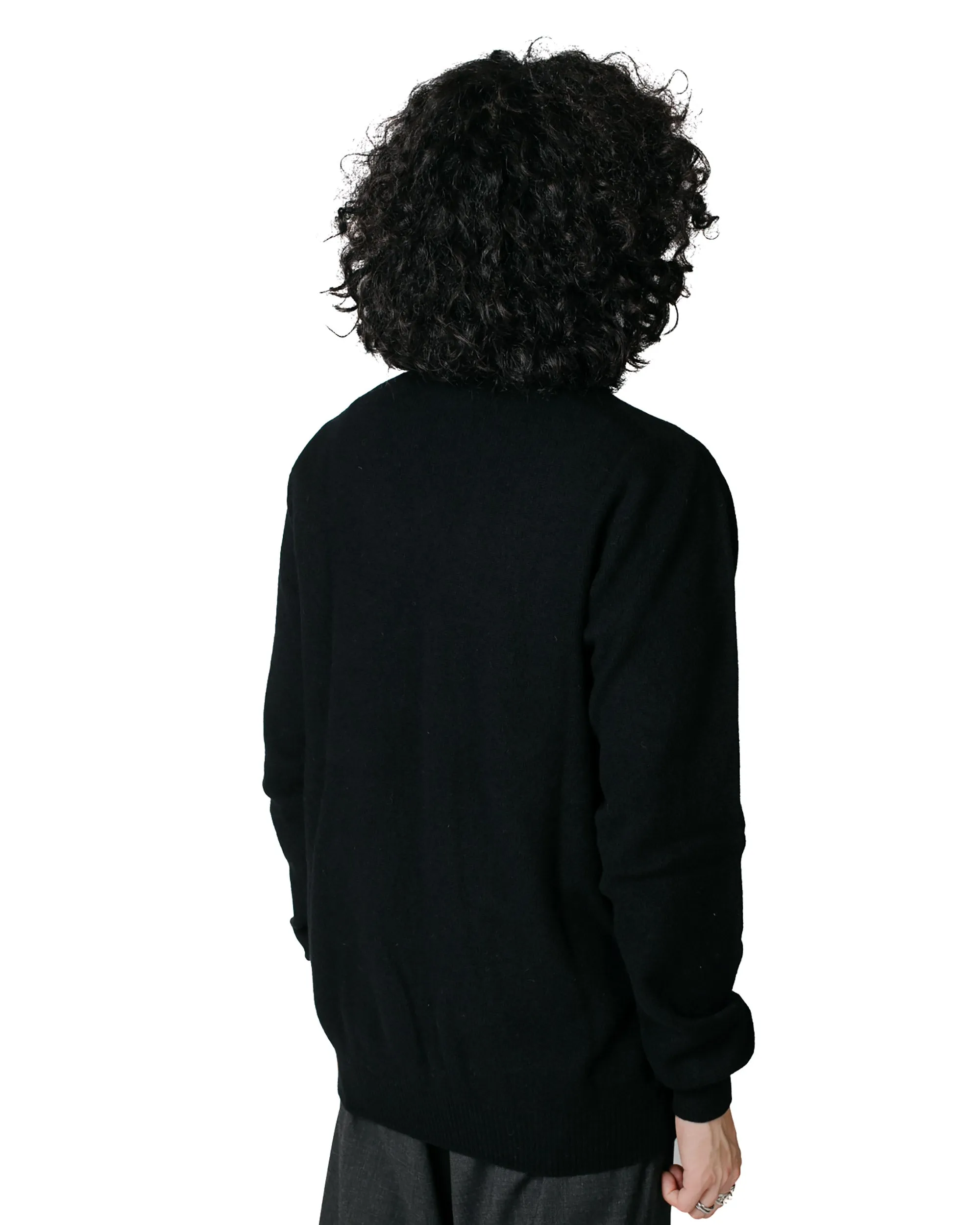 Lost & Found Wool Cashmere Sweater Italian Black