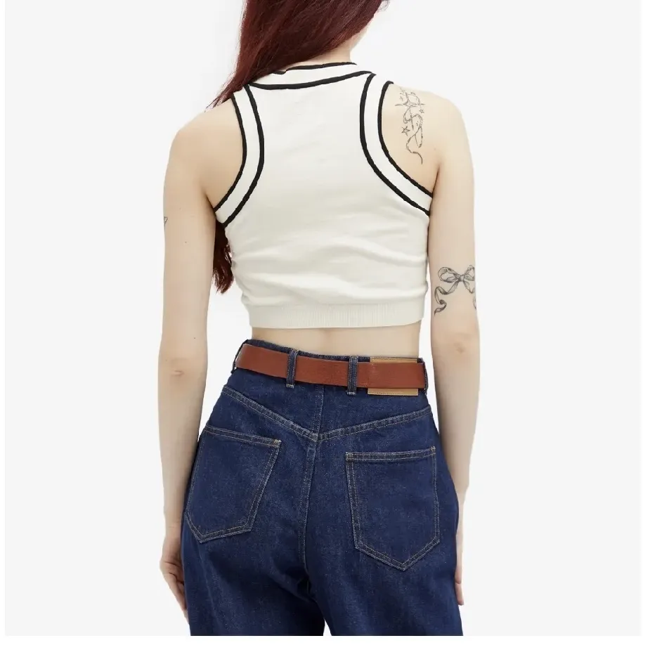 MaxMara  |Crop top in polished cotton