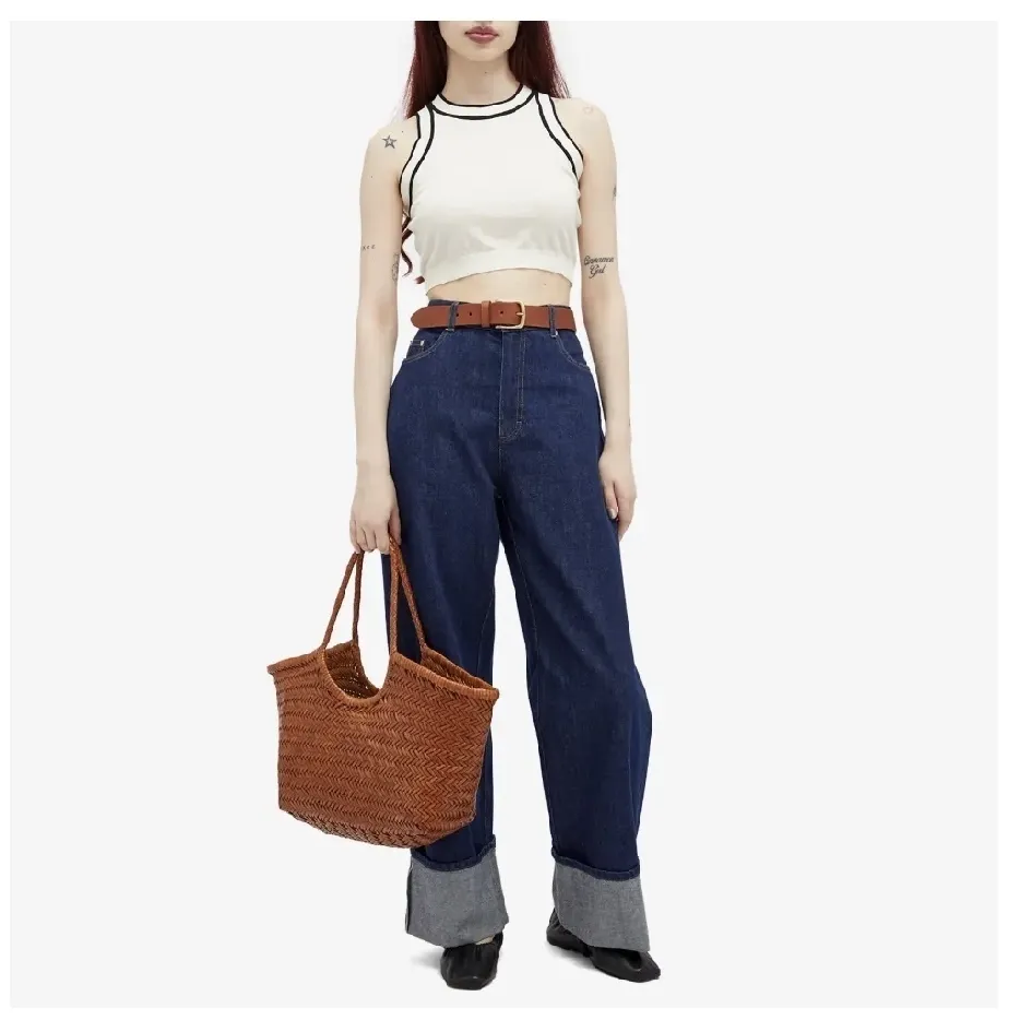 MaxMara  |Crop top in polished cotton