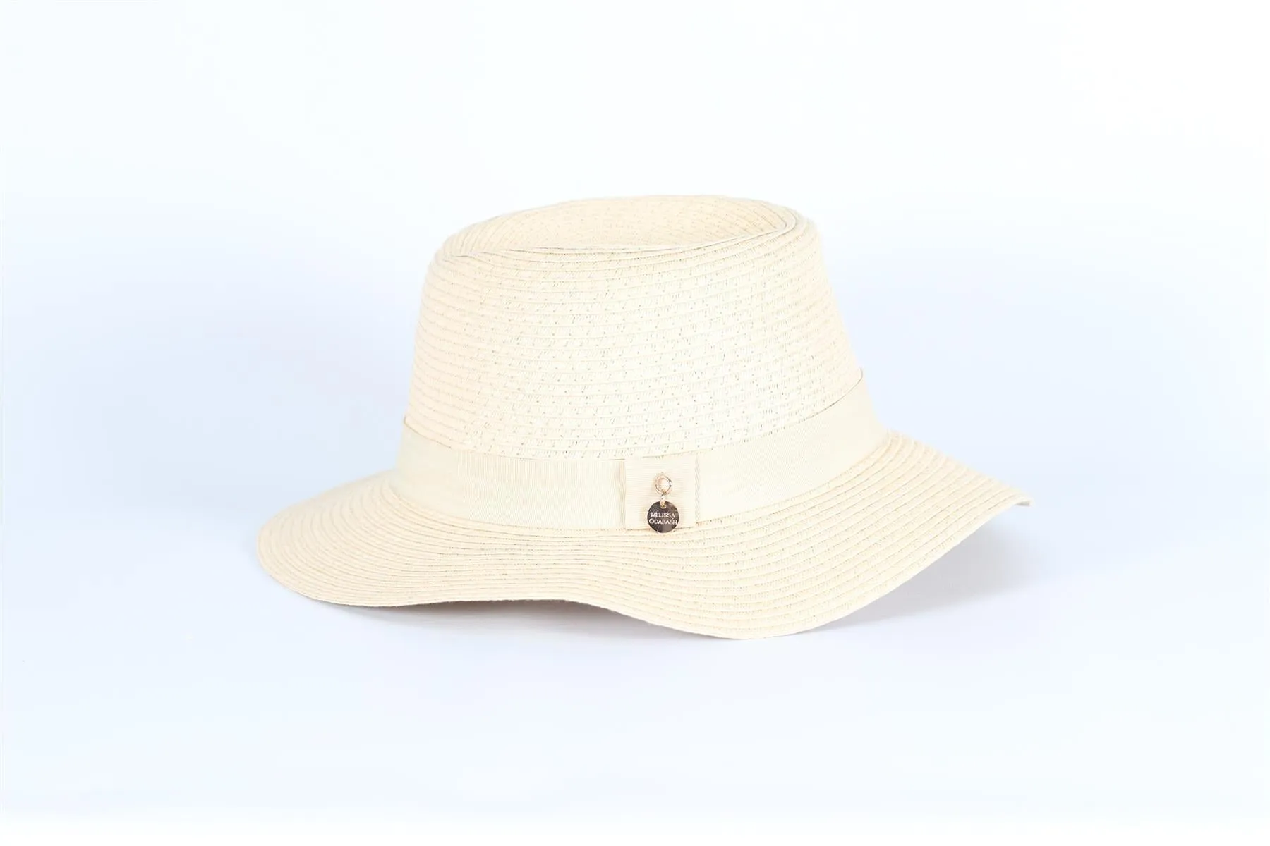 MELISSA ODABASH STRAW HAT ONE SIZE