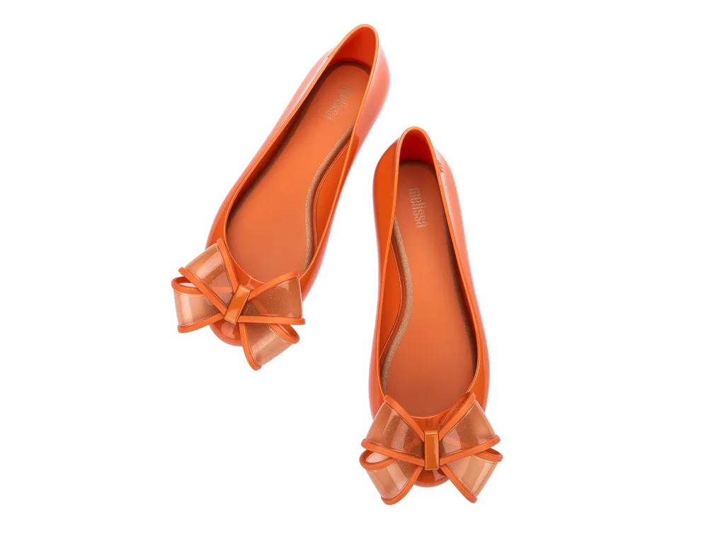 Melissa Sweet Love VI AD Orange Gold Ballerinas